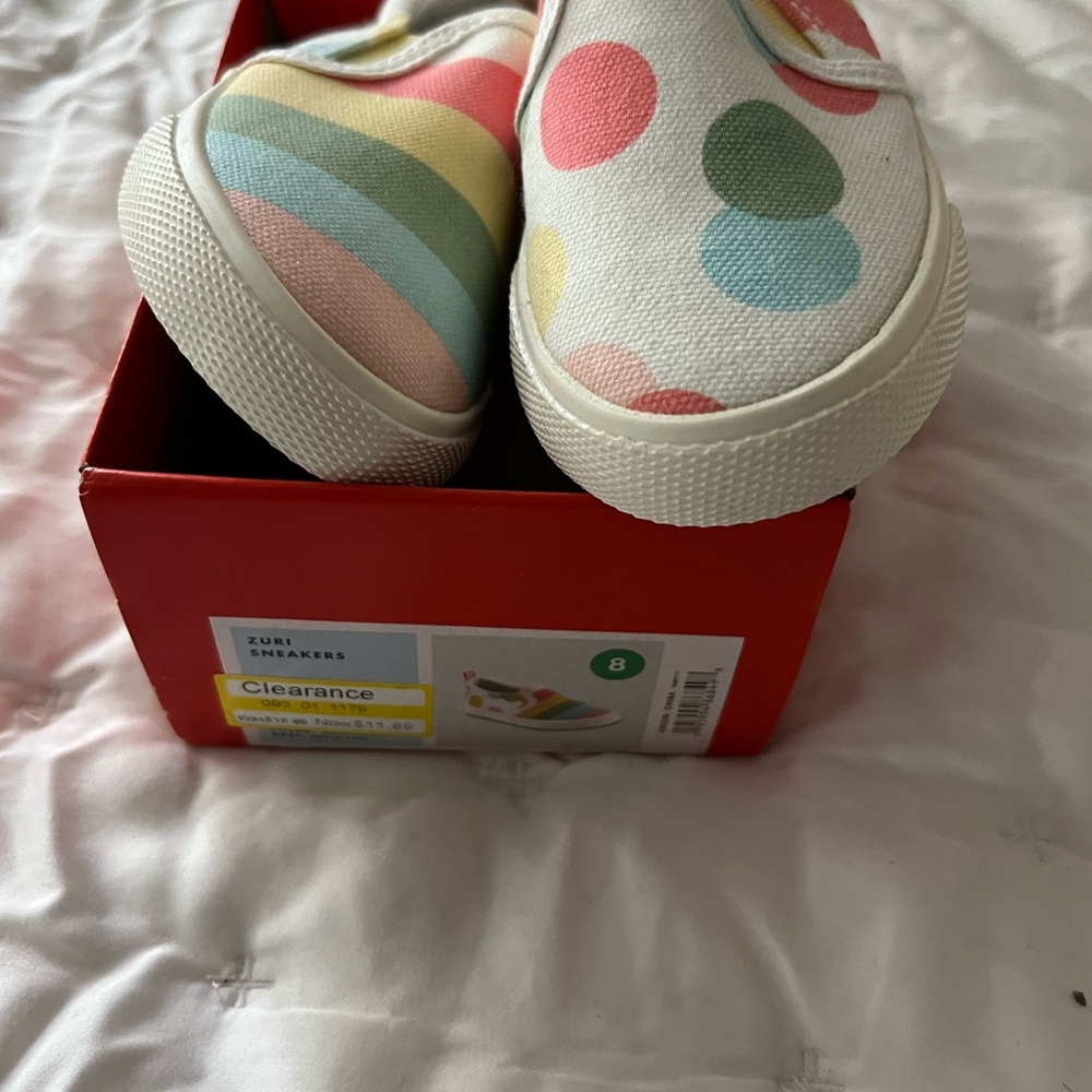 Cat & Jack Colorful Polka Dot Sneakers